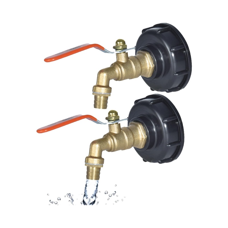 IBC Tank Adapter Brass Storage Tank Hose Connector